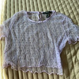 Mesh Fairy Crop Top🧚🏼‍♀️